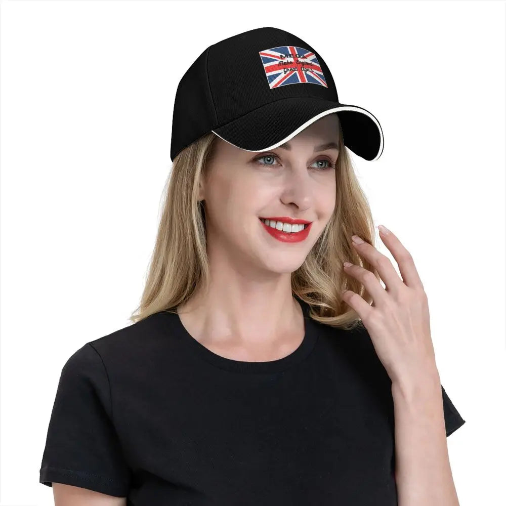 MEGA Make England Great Again Summer Baseball Caps Women Men Personalized Female Beach Dad Hats Peaked Cap