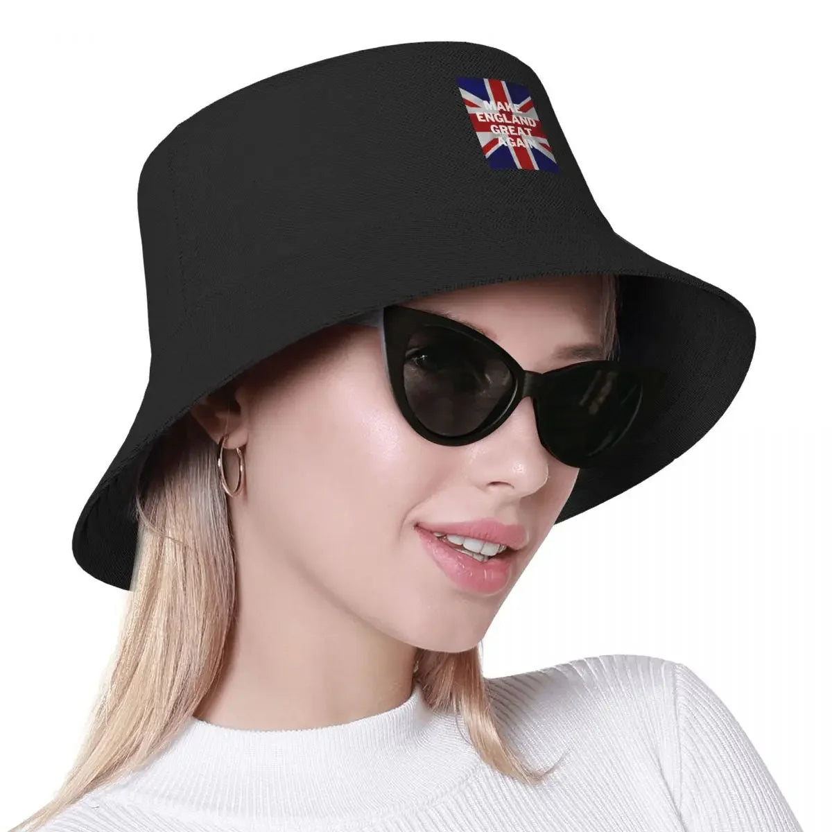 Make England Great Again (MEGA) Bucket Hat Hat Man For The Sun cute Sunscreen Luxury Brand For Girls Men's