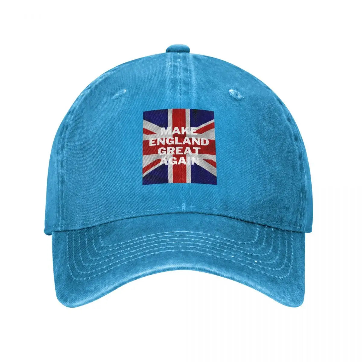 Make England Great Again Custom Retro Denim Washed Baseball Caps For Women Cowboy Sunscreen Hat Hip Hop Peaked Cap