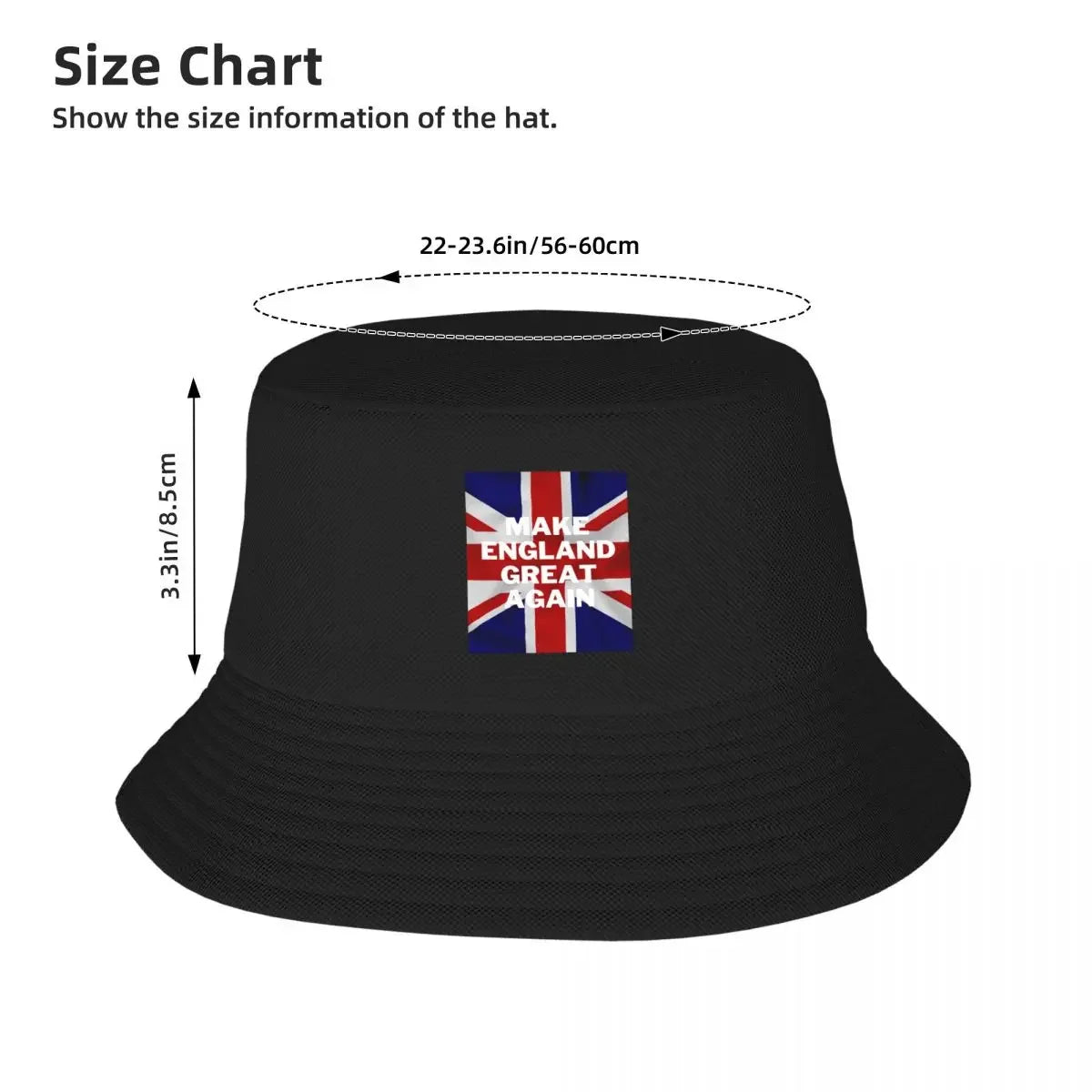 Make England Great Again (MEGA) Bucket Hat Hat Man For The Sun cute Sunscreen Luxury Brand For Girls Men's