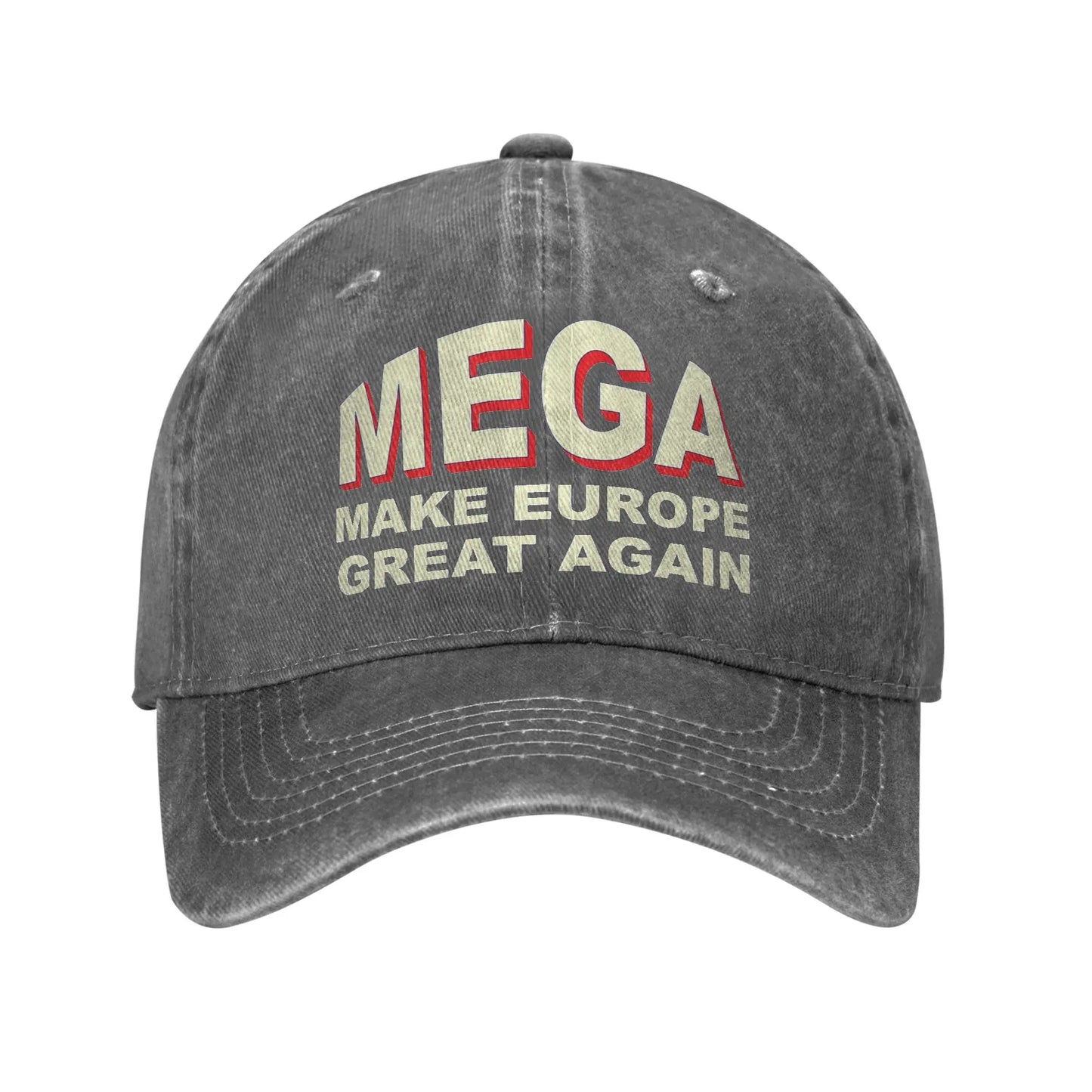 Make Europe Great Again  Baseball Cap Sun  Kpop Rock Sunscreen Washed Trucker Hat Men Women Classic Design Snapback Cap