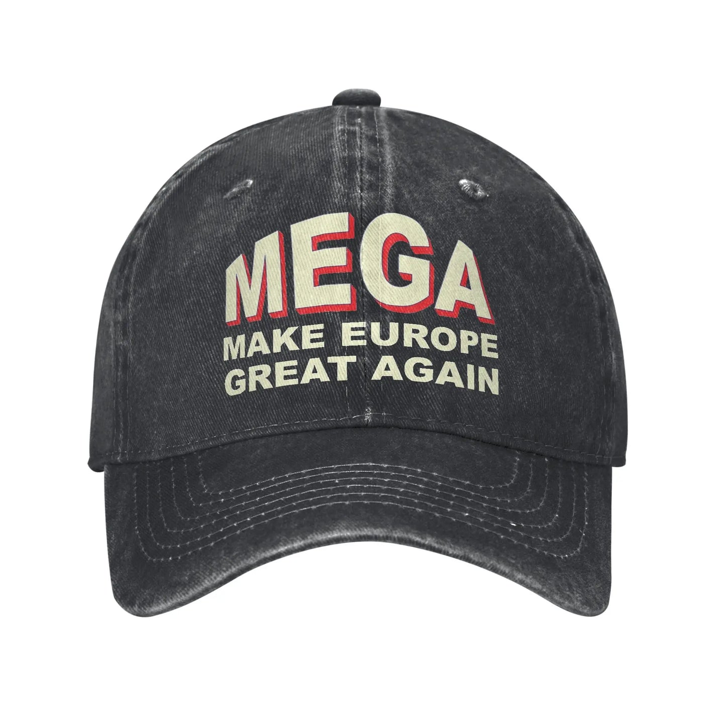 Make Europe Great Again  Baseball Cap Sun  Kpop Rock Sunscreen Washed Trucker Hat Men Women Classic Design Snapback Cap