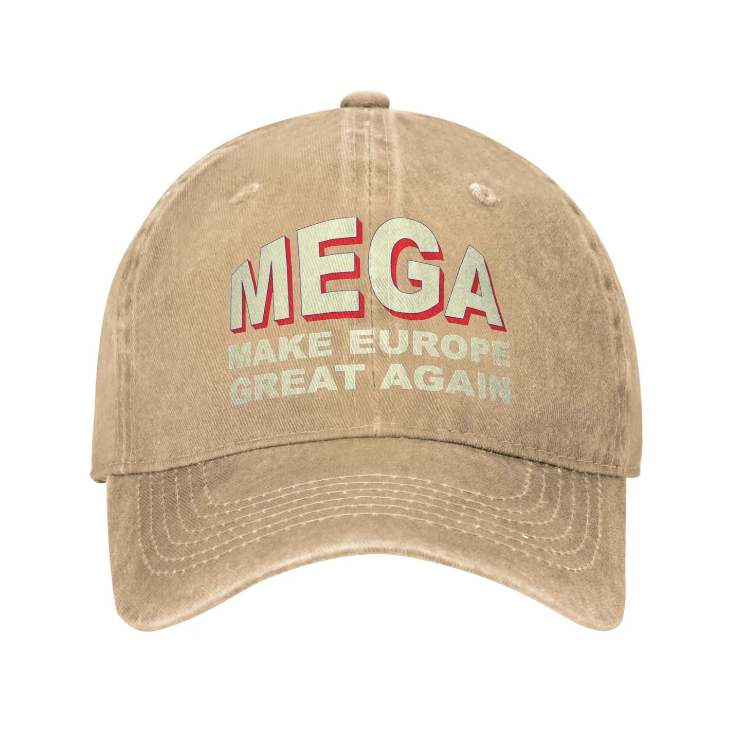 Make Europe Great Again  Baseball Cap Sun  Kpop Rock Sunscreen Washed Trucker Hat Men Women Classic Design Snapback Cap