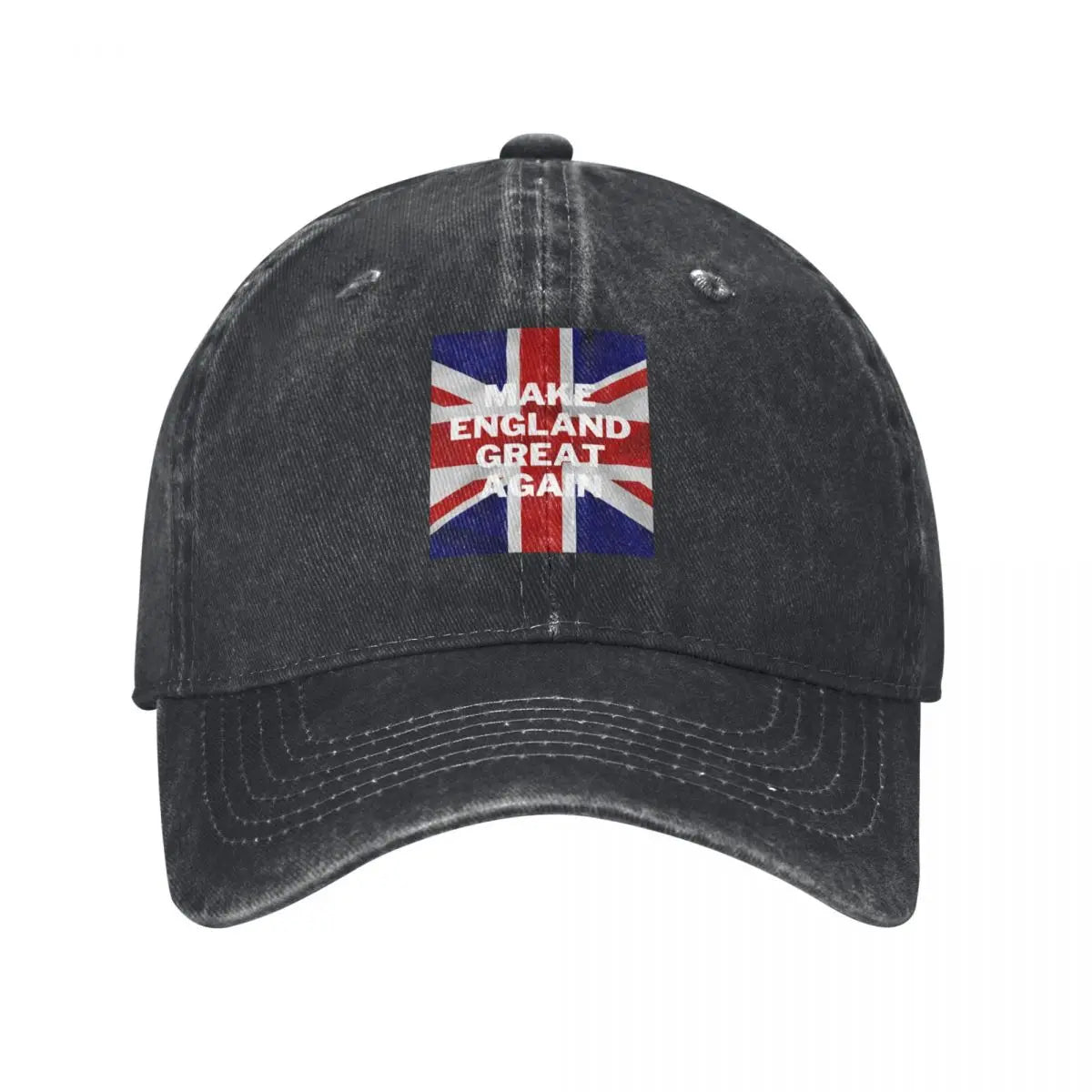 Make England Great Again Custom Retro Denim Washed Baseball Caps For Women Cowboy Sunscreen Hat Hip Hop Peaked Cap