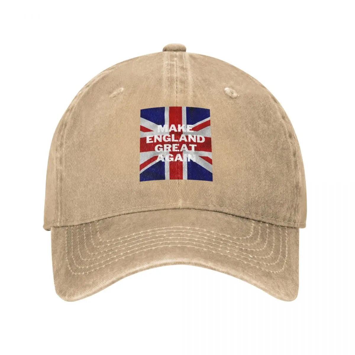 Make England Great Again Custom Retro Denim Washed Baseball Caps For Women Cowboy Sunscreen Hat Hip Hop Peaked Cap