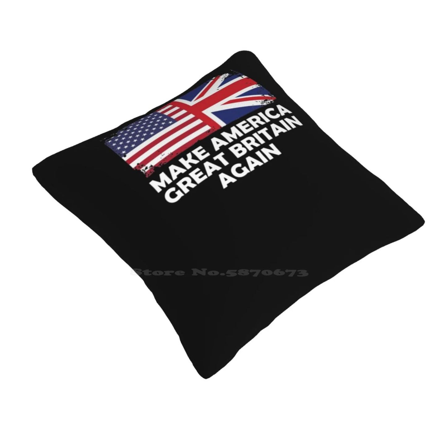 Make America Great Britain Again V5 Home Sofa Car Waist Throw Pillowcase British Humor English Friend Political Fun Trump