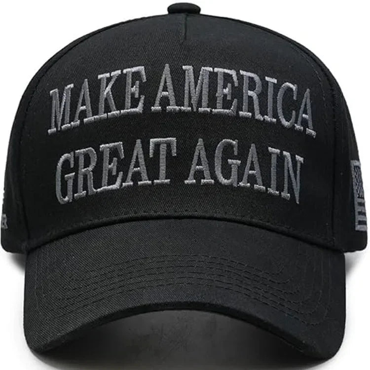 MAGA Cap Peaked Black Baseball Caps Make America Great Again Cosplay Hat US President Supporter Fans Peripherals Accessories