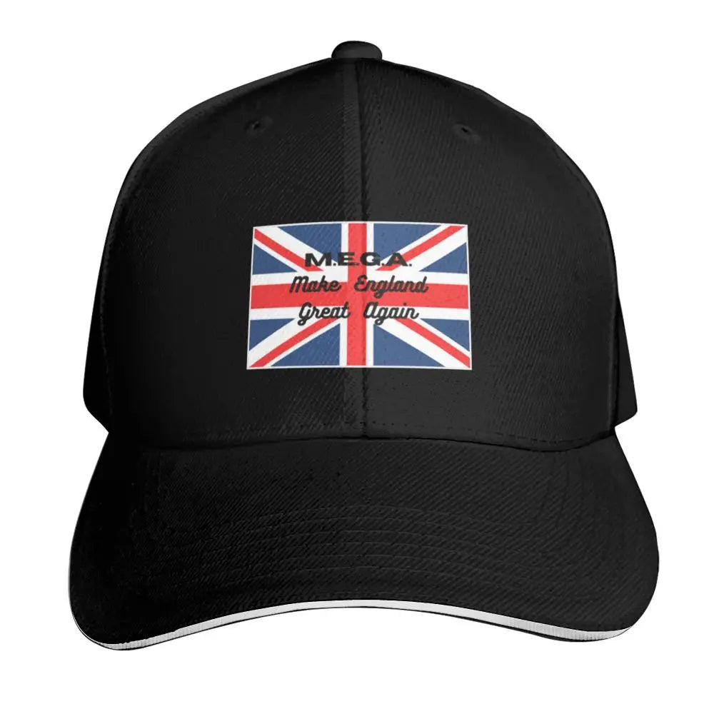 MEGA Make England Great Again Summer Baseball Caps Women Men Personalized Female Beach Dad Hats Peaked Cap