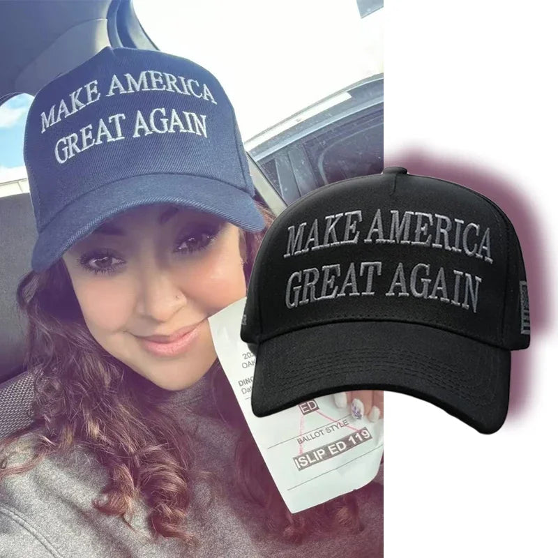 MAGA Cap Peaked Black Baseball Caps Make America Great Again Cosplay Hat US President Supporter Fans Peripherals Accessories