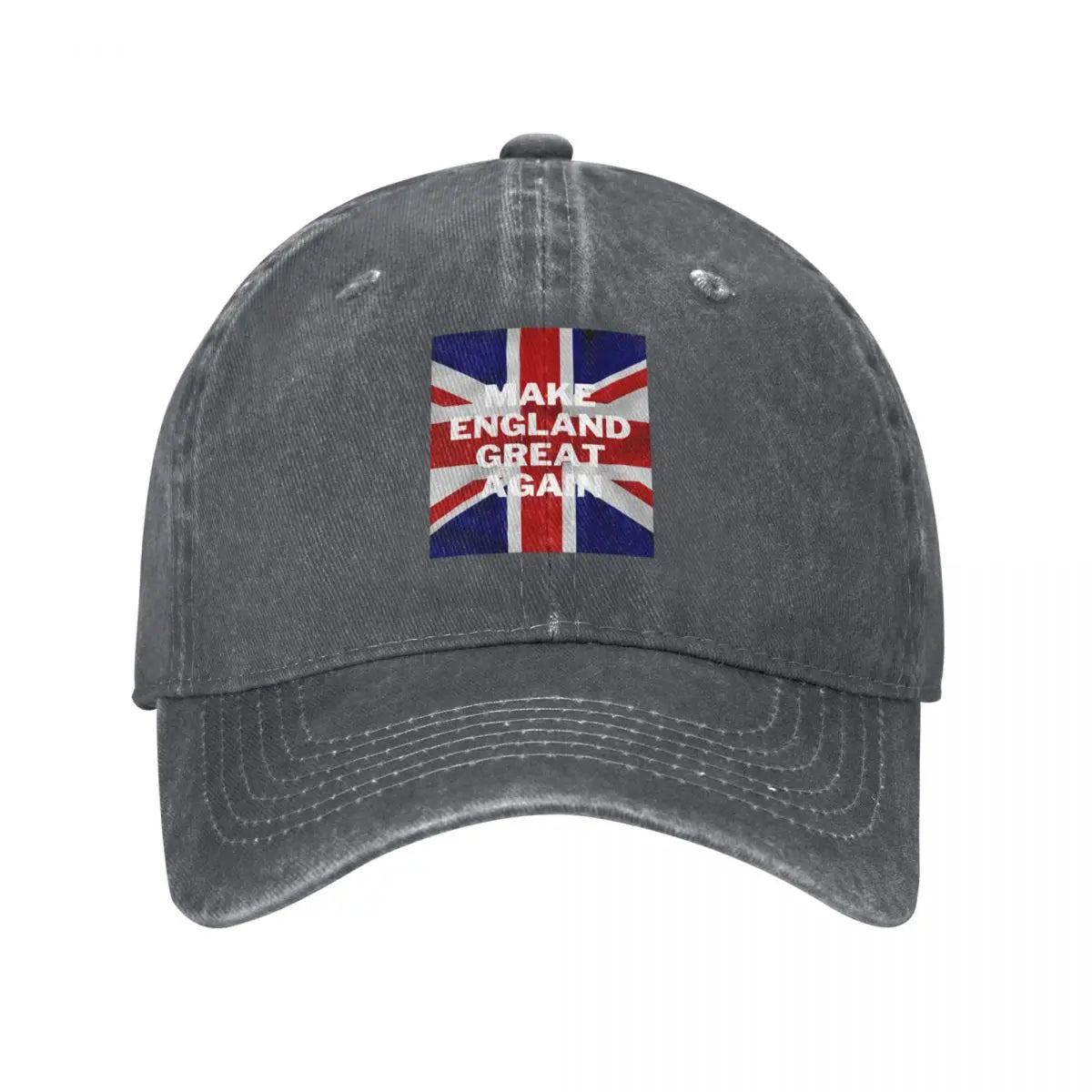 Make England Great Again Custom Retro Denim Washed Baseball Caps For Women Cowboy Sunscreen Hat Hip Hop Peaked Cap